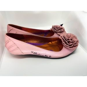 Irregular Choice pink flats